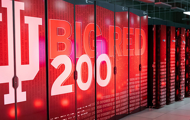 Big Red 200 supercomputer at the IU Data Center