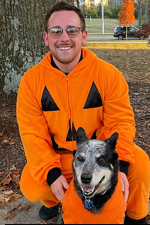 Conner Sturgeon has organized Halloween parties and Christmas potlucks, among other community-building events for IUPD. Photo c...