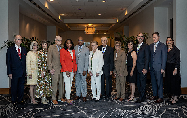 Randall and Deborah Tobias, Letty and Del Newkirk, Antoinette Austin-Glass and John Glass, and the Eskenazi family.