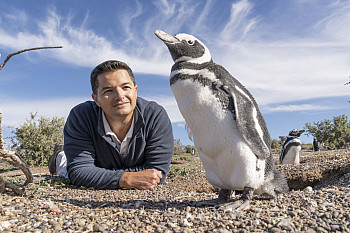 Pablo Borboroglu, an internationally recognized expert on penguin ecology and land and sea conservation. Photo courtesy of Pablo Borboroglu