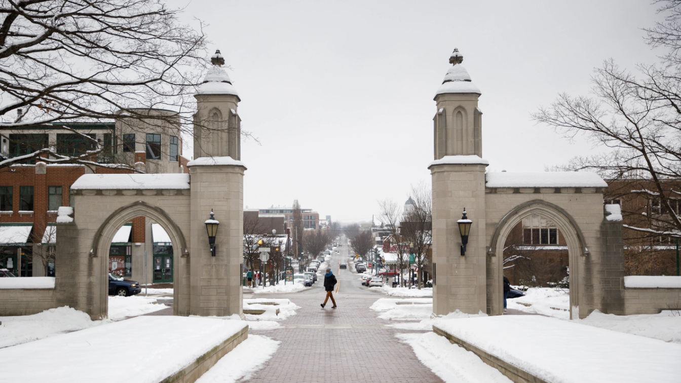 A winter day at the Sample Gates