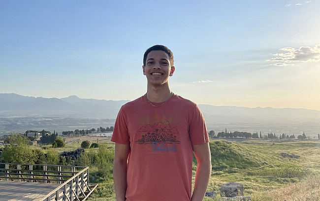 Malachi Aklilu in Ankara, Turkey.