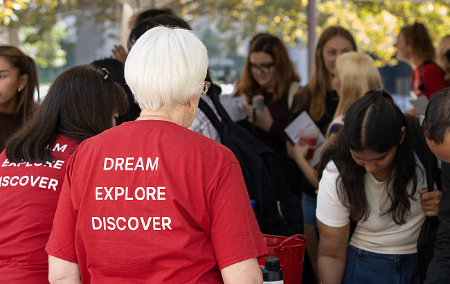 People gathering together