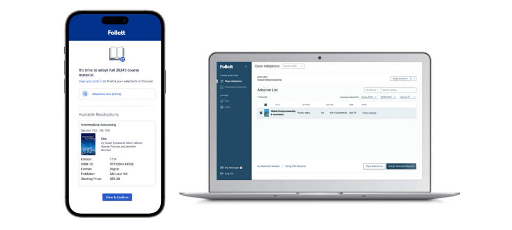 Follett is offering a new, improved Follett Discover experience with an updated look and mobile experience. 