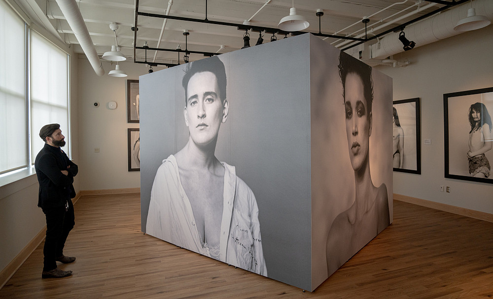 Kinsey art receptions at IU Bloomington on Friday, April 1, 2022. (Photo by Chris Meyer/Indiana University)