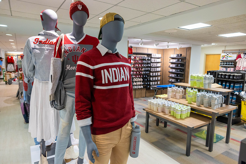 Renovations at the IU Bookstore at the Indiana Memorial Union include aesthetic changes and shifting some merchandise to new spaces. Phot...