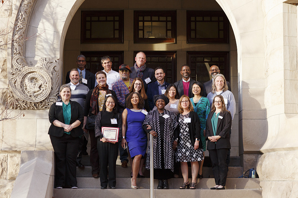 Three years of Indiana University Inclusive Excellence Awards recipients were honored during the fall 2023 at IU Bloomington. Photo by We...