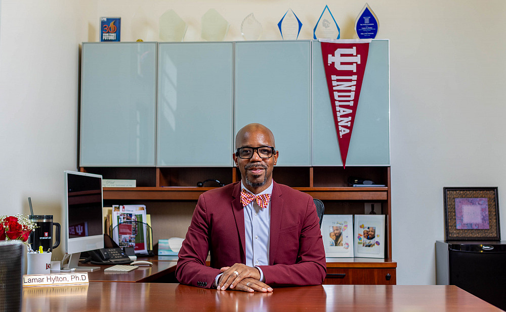 Lamar R. Hylton, vice provost for student life at Indiana University Bloomington. Photo by Andrew Russell, Division of Student Life