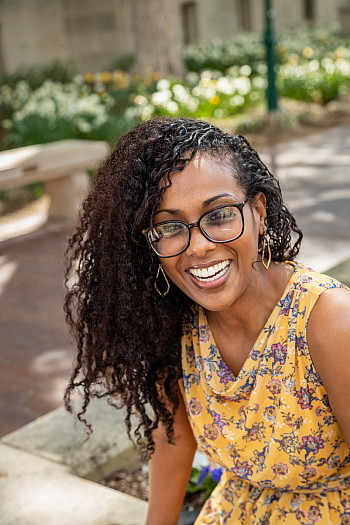 Muna Adem. Photo by Ethan Gill, Indiana University