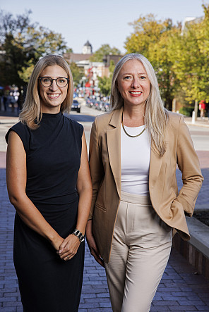 Paige Andersson, left, and Rachael Jones McAfee