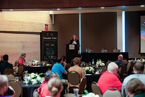 IU Conferences helped with the planning for the I-Light and Indiana GigaPop meeting. Photo by Justin Casterline, Indiana University