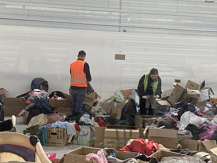 Volunteers from Poland and around the world sorted, packed and distributed the mountains of clothes, diapers and medical supplies sent to...