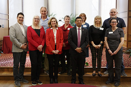 Indiana University celebrates the 2023 Staff Merit Awards Ceremony at IU Bloomington on Feb. 7, 2024. Photo by Wendi Chitwood, Indiana Un...