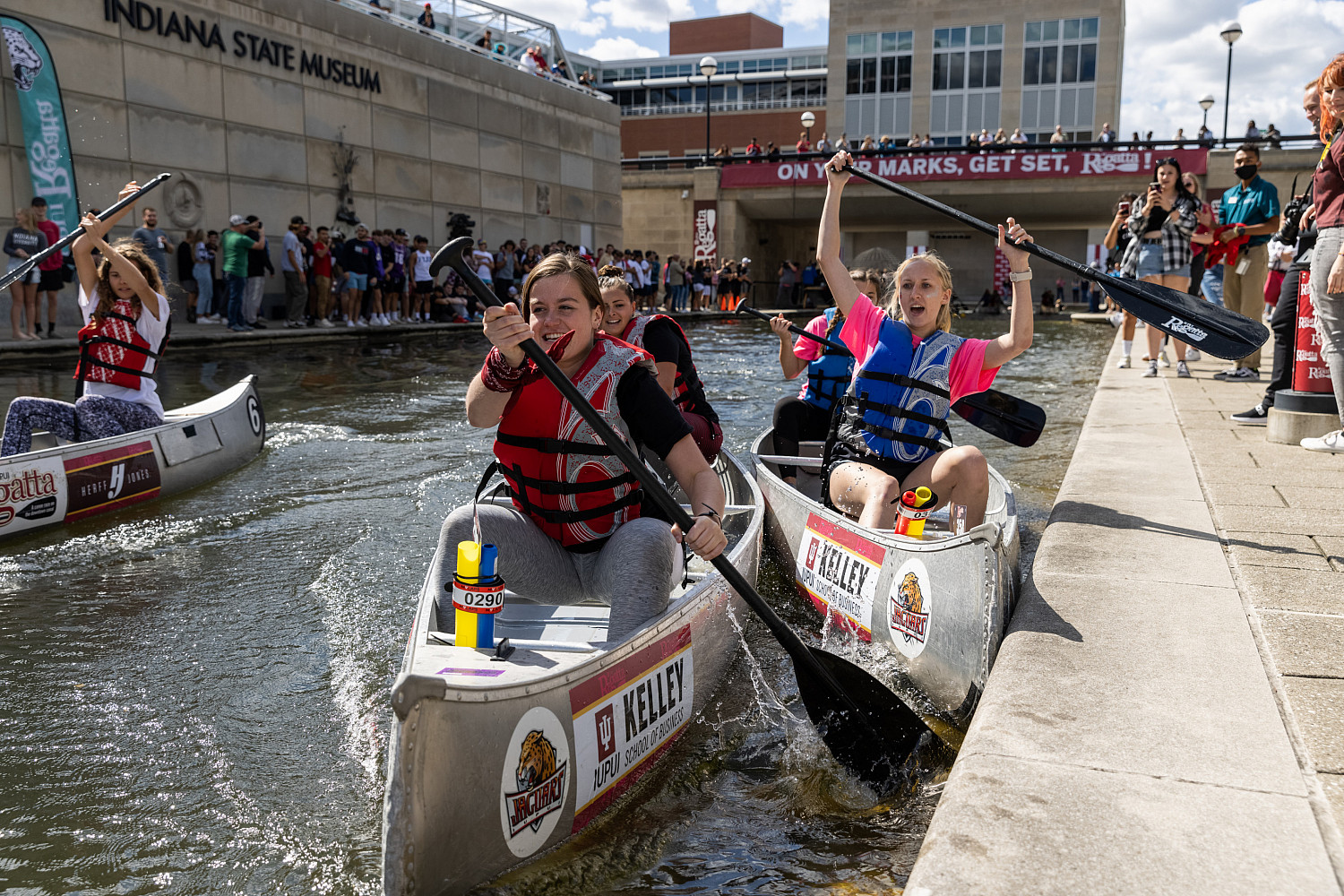 The IUPUI Regatta, a cornerstone event for campus, returned to the downtown canal and Military Park for a jam-packed day of festivities o...